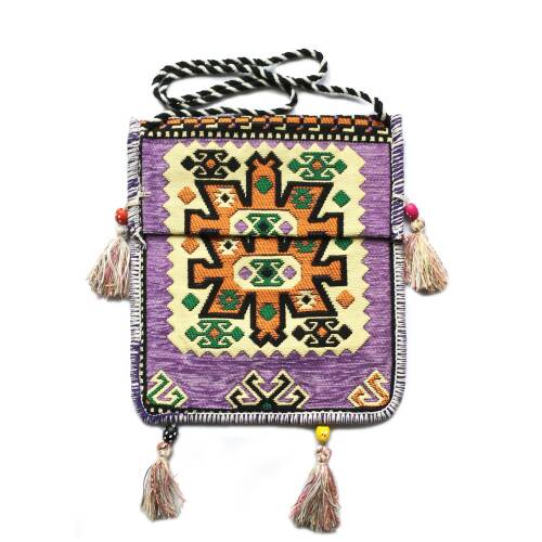 Shark Anatolia Heybe Çanta Lila - 1