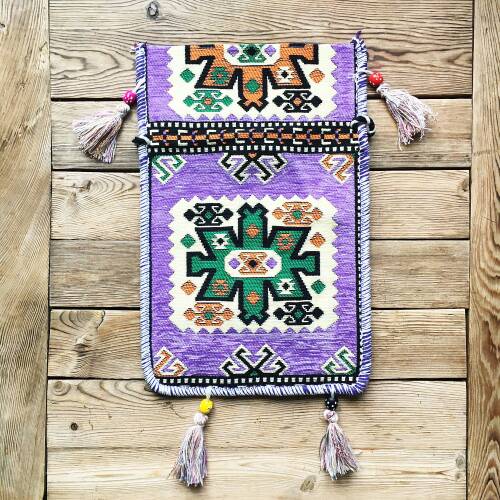 Shark Anatolia Heybe Çanta Lila - 7