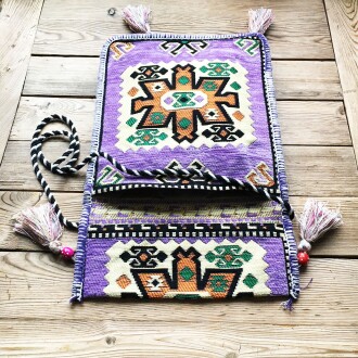 Shark Anatolia Heybe Çanta Lila - 8