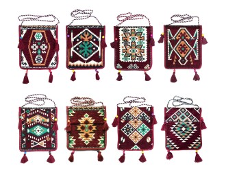 Shark Anatolia Heybe Çanta Bordo - 3