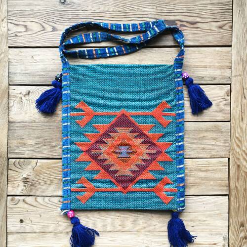 Shark Anatolia Heybe Üstten Fermuarlı Turkuaz-Mavi - 3