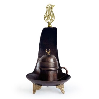 Shark Anatolia Hilal Bakır Kahve Sunum Seti Oksit - 4