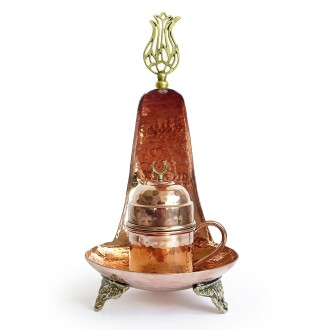 Shark Anatolia Hilal Bakır Kahve Sunum Seti - 4