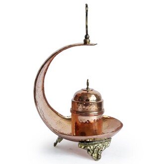 Shark Anatolia Hilal Bakır Kahve Sunum Seti - 5