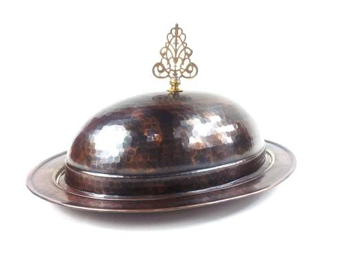 Shark Anatolia Saltanat Şişme Kapak Kayık Bakır Sahan Antik 30cm - 7