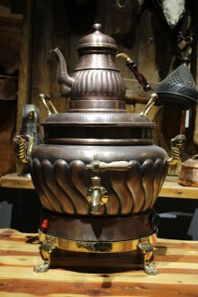 Shark Anatolia Hünkar Yuvarlak Dilimli Elektrikli Semaver Oksit - 2