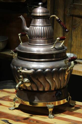 Shark Anatolia Hünkar Yuvarlak Dilimli Elektrikli Semaver Oksit - 1