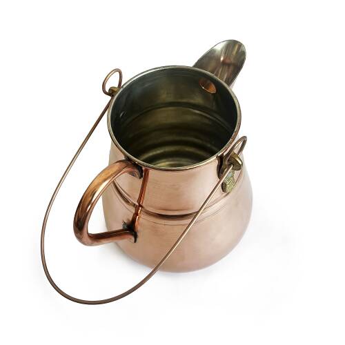 Shark Anatolia Bakır İrlanda Vazo Sürahi - 7