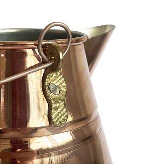 Shark Anatolia Bakır İrlanda Vazo Sürahi - 9