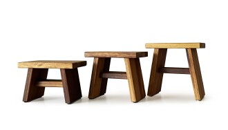 Shark Anatolia Iroko Ahşap Banyo Taburesi Oturak - 8