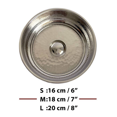 Shark Anatolia İroko Ahşap Banyo Taburesi Oturak ve Beyaz Bakır Hamam Tası Seti - 4