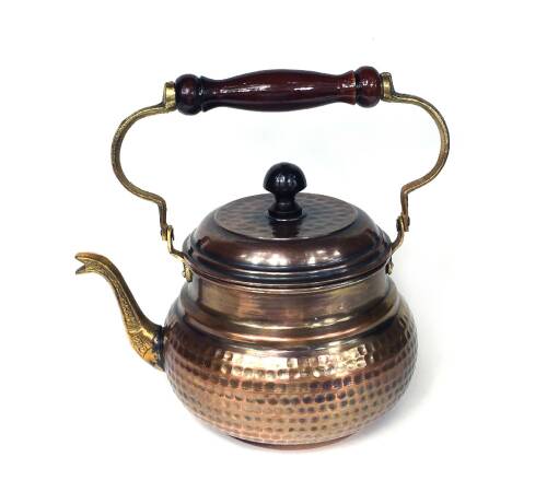 Shark Anatolia İtalyan Antik Bakır Demlik - 4