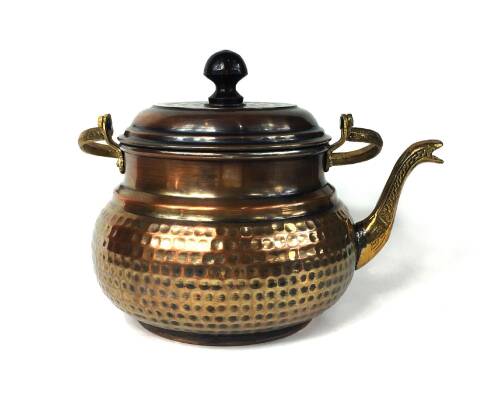 Shark Anatolia İtalyan Antik Bakır Demlik - 5