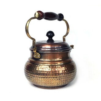 Shark Anatolia İtalyan Antik Bakır Demlik - 6