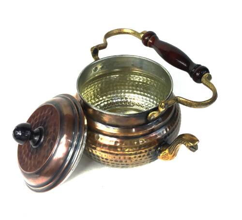 Shark Anatolia İtalyan Antik Bakır Demlik - 7