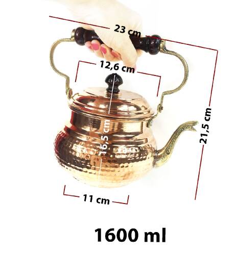 Shark Anatolia İtalyan Bakır Demlik - 3