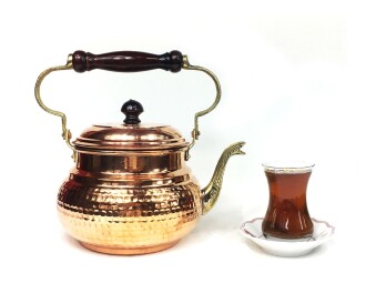 Shark Anatolia İtalyan Bakır Demlik - 8