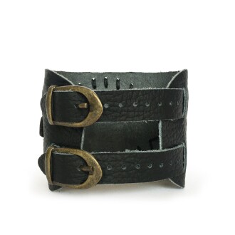 Shark Anatolia İYİ  Tamgalı Deri Bileklik Kahve - 3