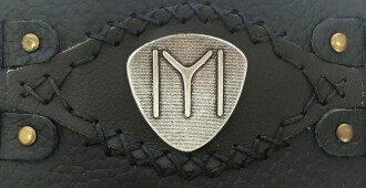 Shark Anatolia İYİ  Tamgalı Deri Bileklik Kahve - 8