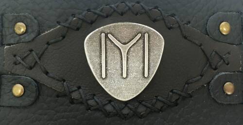 Shark Anatolia İYİ  Tamgalı Deri Bileklik Kahve - 8