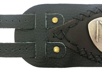 Shark Anatolia İYİ  Tamgalı Deri Bileklik Kahve - 9