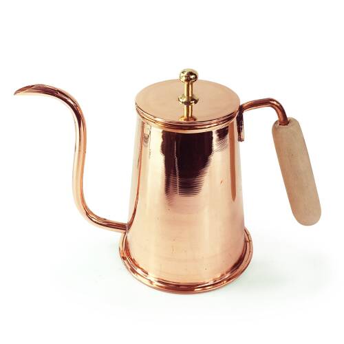 Shark Anatolia Kahveevi Bakır Demlik - 1