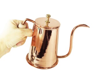 Shark Anatolia Kahveevi Bakır Demlik - 4