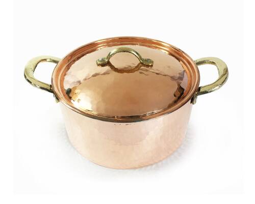 Shark Anatolia El Dövmesi Bakır Karnıyarık Tencere - 2