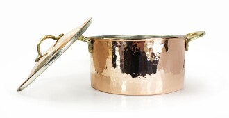 Shark Anatolia El Dövmesi Bakır Karnıyarık Tencere - 5