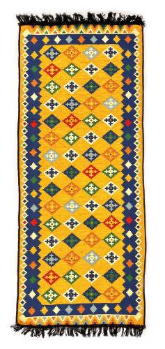 Shark Anatolia Katar Kilim Hardal 70x190 cm - 1