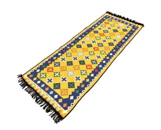 Shark Anatolia Katar Kilim Hardal 70x190 cm - 5