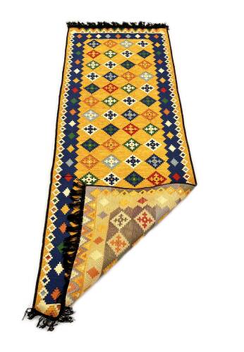 Shark Anatolia Katar Kilim Hardal 70x190 cm - 6