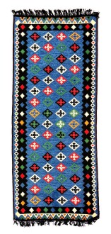Shark Anatolia Katar Kilim Mavi 70x190 cm 