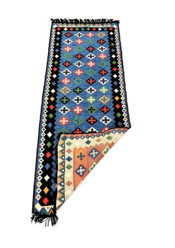 Shark Anatolia Katar Kilim Mavi 70x190 cm - 6