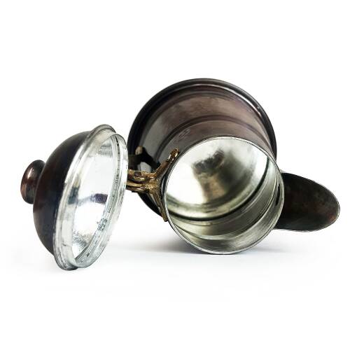 Shark Anatolia Kervan Bakır Sürahi, Sütlük 1 Litre Oksit - 8