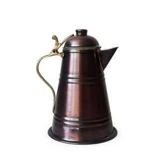 Shark Anatolia - Handmade Copper Caravan Milk Jug 1 Liter Oxide