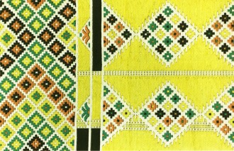 Shark Anatolia Kilim Desenli Şark Köşesi İkili Sedir Takımı Sarı - 9