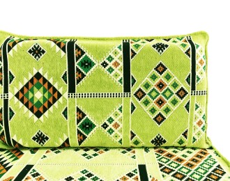 Shark Anatolia Kilim Desenli Şark Köşesi İkili Sedir Takımı Yeşil - 7