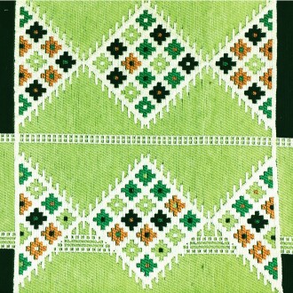 Shark Anatolia Kilim Desenli Şark Köşesi İkili Sedir Takımı Yeşil - 8