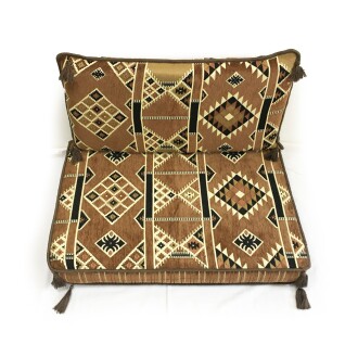 Shark Anatolia Kilim Tek Kişilik Şark Köşesi Sedir Takımı Kahve - 4