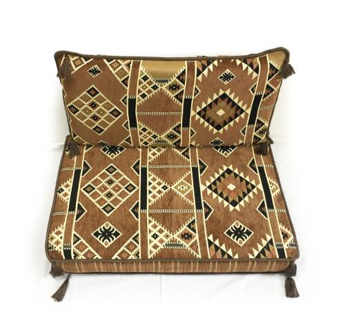 Shark Anatolia Kilim Tek Kişilik Şark Köşesi Sedir Takımı Kahve - 4