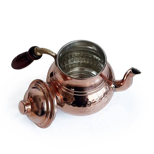 Shark Anatolia Klasik Bakır Kalın El Dövme Çaydanlık no:2 - 7