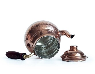 Shark Anatolia Klasik Bakır Kalın El Dövme Çaydanlık no:2 - 8