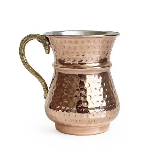 Shark Anatolia Kordonlu Bakır Maşrapa Bardak - 3