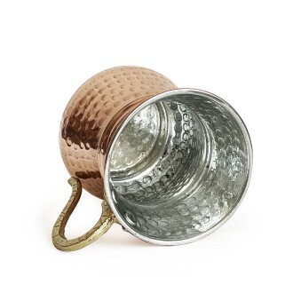 Shark Anatolia Kordonlu Bakır Maşrapa Bardak - 8