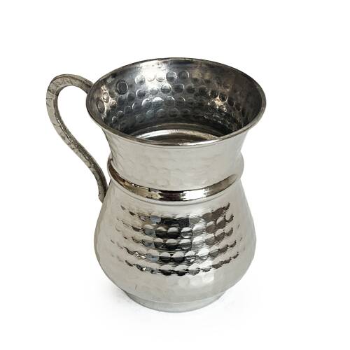 Shark Anatolia Kordonlu Bakır Maşrapa Bardak Nikel Kaplama - 5