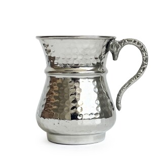 Shark Anatolia Kordonlu Bakır Maşrapa Bardak Nikel Kaplama - 6