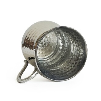 Shark Anatolia Kordonlu Bakır Maşrapa Bardak Nikel Kaplama - 8