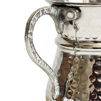 Shark Anatolia Kordonlu Bakır Maşrapa Bardak Nikel Kaplama - 10