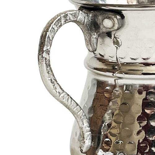 Shark Anatolia Kordonlu Bakır Maşrapa Bardak Nikel Kaplama - 10